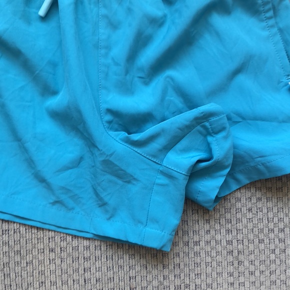 Ocean Coast girls shorts with pockets on sides, white liner, teal color, size M - Picture 5 of 8